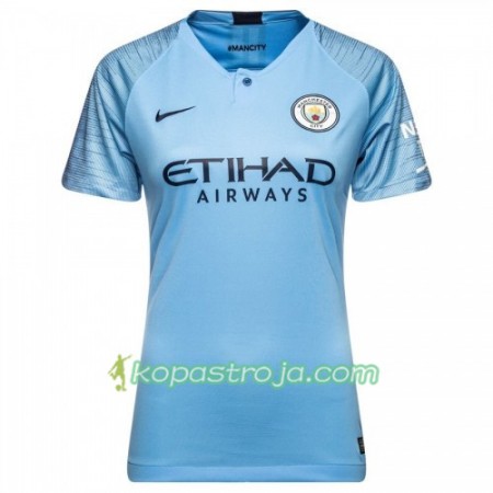 Billiga Fotbollströjor Manchester City Dam Hemma tröja 2018/19 Kortärmad